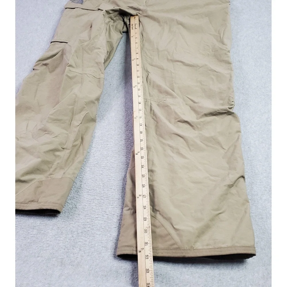 The North Face Snow Pants Mens 38,x32 Beige HyVent Waterproof Zip Vents Ski